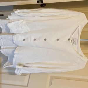 Belle France 100% Linen Top XL